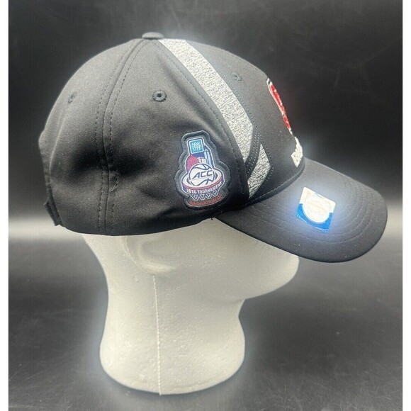 NC State Wolfpack NCSU Logo BLACK College Sports Basketball TOW 2016 ACC NWT - Picture 3 of 9